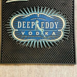 Bar Mat - Black and Blue
